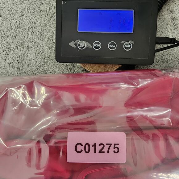 23rd Street Jacket Womens M Hot Pink Satin Sheen Double Breasted Trench Coat - Picture 11 of 11